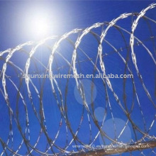 Razor Barbed Wire postes de la frontera y cerca de prisión